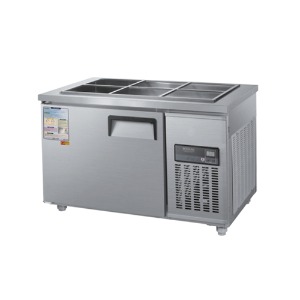 우성 직냉식 찬밧드 냉장고 1200(4자) 디지털 CWSM-120RB