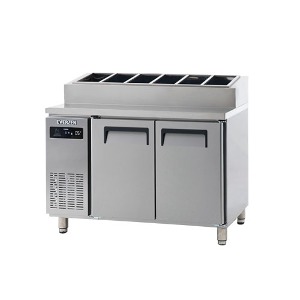 유니크 에버젠 간냉식 토핑 테이블 냉장고 1200(4자) 디지털