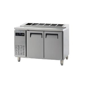 유니크 에버젠 직냉식 김밥 테이블 냉장고 1200(4자) 디지털