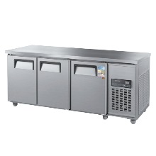 우성 직냉식 테이블냉동냉장고 1800(6자)3도어 냉장1냉동2 디지털 CWSM-180RFT(3D)